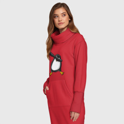Платье удлиненное хлопок Dab Пингвин - фото 2