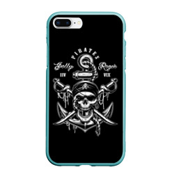 Чехол для iPhone 7Plus/8 Plus матовый Pirates Jolly Roger