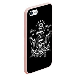 Чехол для iPhone 5/5S матовый Pirates Jolly Roger - фото 2