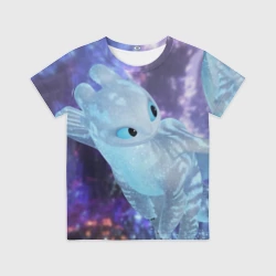 Детская футболка 3D Как приручить дракона