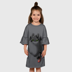 Детское платье 3D Как приручить дракона - фото 2