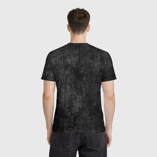 Мужская футболка 3D с принтом Umbrella corporation, вид сзади #2