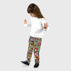 Детские брюки 3D Рождественский коллаж   - фото 2