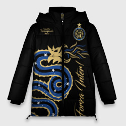 Женская зимняя куртка Oversize Интер Милан