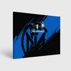 Холст прямоугольный Интер Милан логотипы