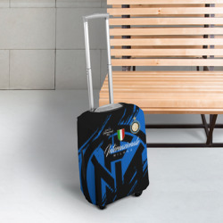 Чехол для чемодана 3D Интер Милан логотипы - фото 2