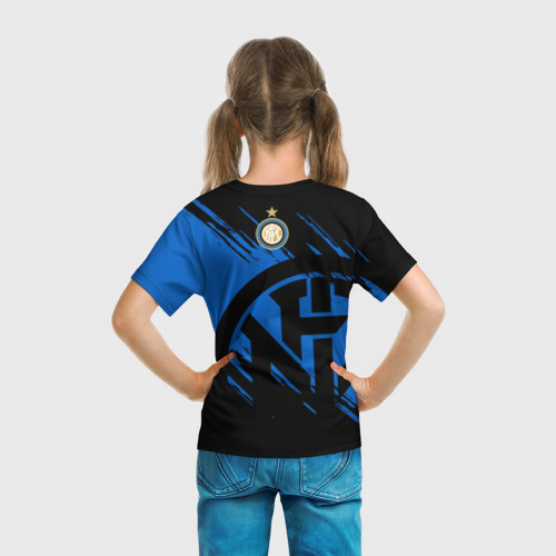 Детская футболка 3D Интер Милан логотипы, цвет 3D печать - фото 6