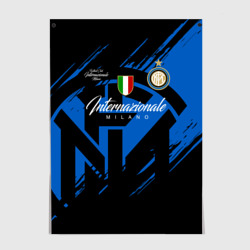 Постер Интер Милан логотипы
