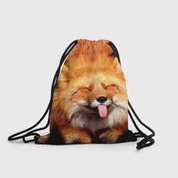 Рюкзак-мешок 3D Лиса с языком