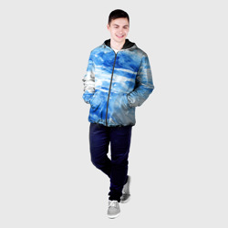 Мужская куртка 3D Акварельное море - фото 2