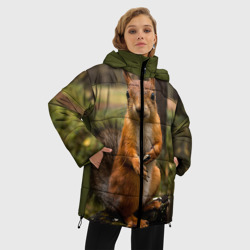 Женская зимняя куртка Oversize Белочка - фото 2