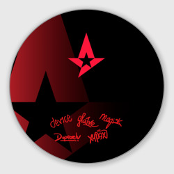 Круглый коврик для мышки Astralis - All Stars 2019