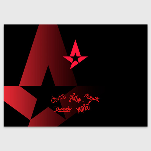 Поздравительная открытка Astralis - All Stars 2019, цвет белый