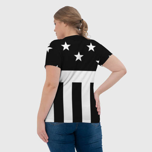 Женская футболка 3D с принтом PRODIGY, вид сзади #2