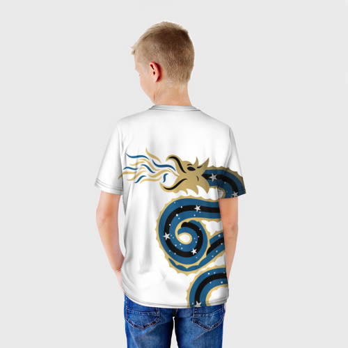 Детская футболка 3D с принтом Интер Милан, вид сзади #2