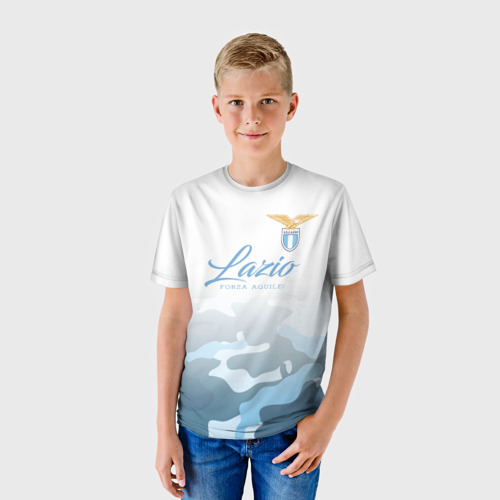 Детская футболка 3D Лацио, цвет 3D печать - фото 3