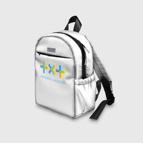 Детский рюкзак 3D с принтом TOMORROW X TOGETHER / TXT, вид сбоку #3