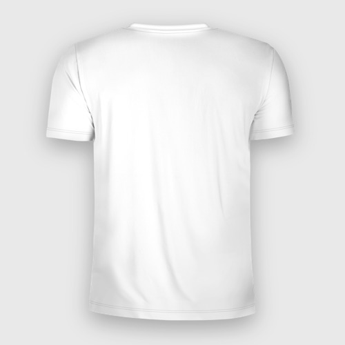 Мужская футболка 3D Slim с принтом TOMORROW X TOGETHER / TXT, вид сзади #1