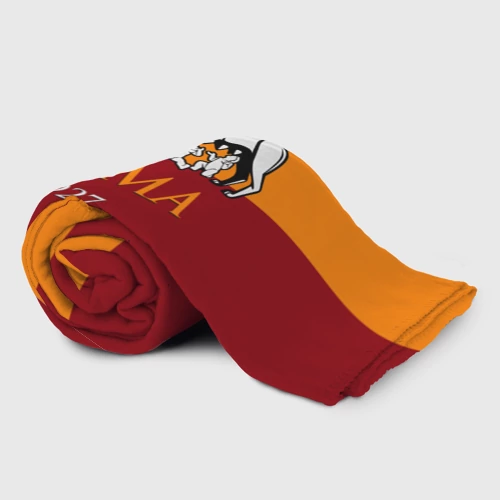 Плед 3D с принтом Рома, фото на моделе #1