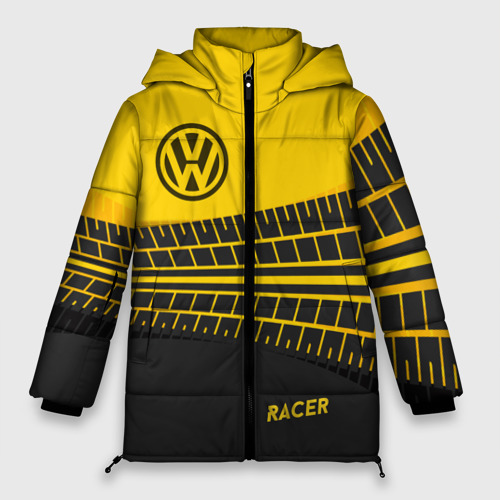 Женская зимняя куртка Oversize Volkswagen, цвет черный