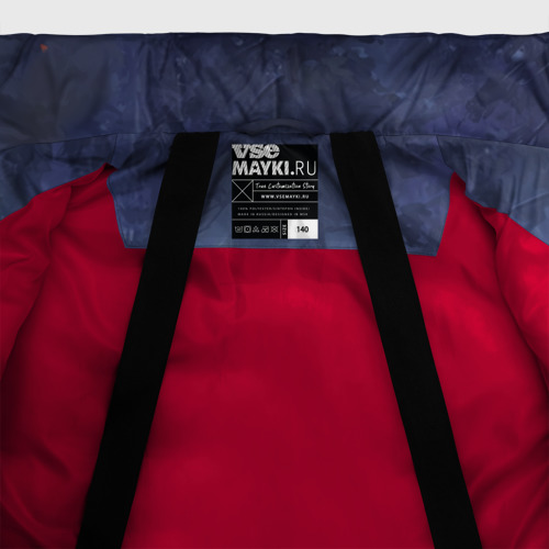 Зимняя куртка для мальчиков 3D Бесконечное лето: Лена и Алиса, цвет красный - фото 7