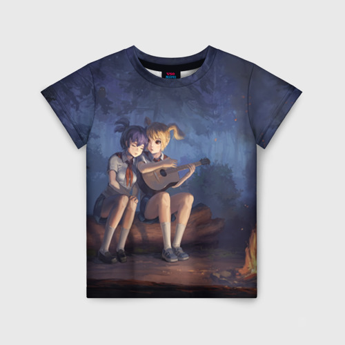 Детская футболка 3D Бесконечное лето: Лена и Алиса, цвет 3D печать