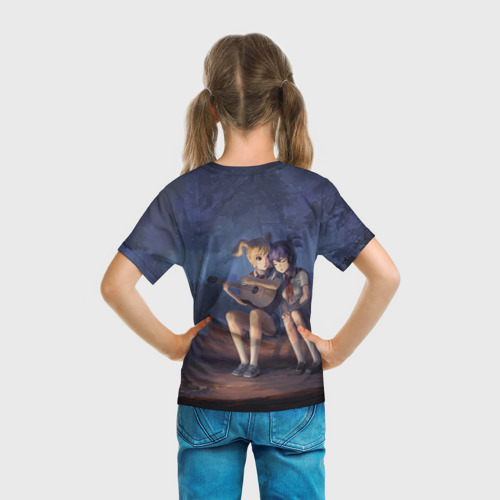 Детская футболка 3D Бесконечное лето: Лена и Алиса, цвет 3D печать - фото 6