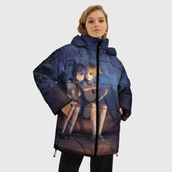 Женская зимняя куртка Oversize Бесконечное лето: Лена и Алиса - фото 2