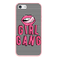 Чехол для iPhone 5/5S матовый Girl gang