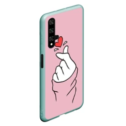 Чехол для Honor 20 Я тебя люблю - корейское сердечко - фото 2