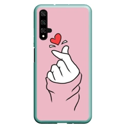 Чехол для Honor 20 Я тебя люблю - корейское сердечко