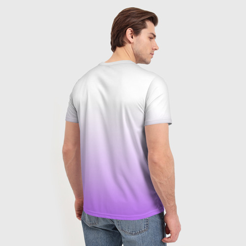 Мужская футболка 3D Re:Zero. Эмилия, цвет 3D печать - фото 4