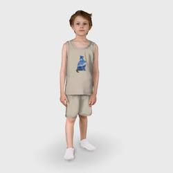 Детская пижама с шортами хлопок Кот Ван Гога - фото 2