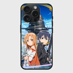 Чехол силиконовый для Apple iPhone 15 Pro Мax матовый Мастера меча онлайн