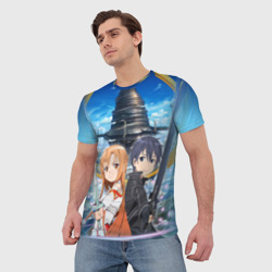 Мужская футболка 3D Мастера меча онлайн - фото 2