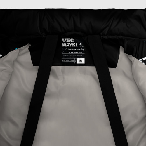 Зимняя куртка для мальчиков 3D Мастера меча онлайн, цвет светло-серый - фото 7