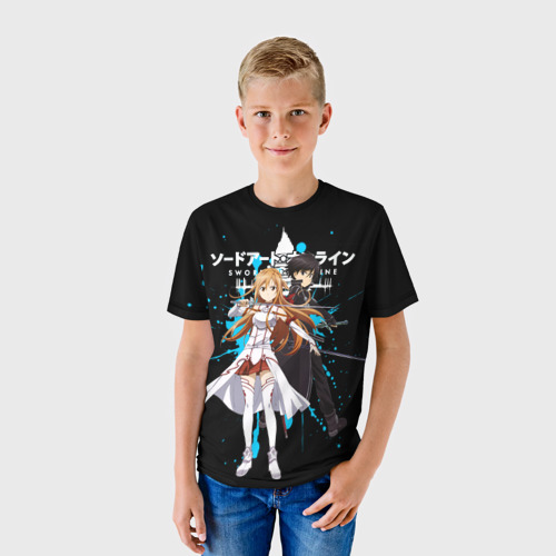 Детская футболка 3D Мастера меча онлайн, цвет 3D печать - фото 3