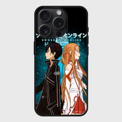 Чехол силиконовый для Apple iPhone 15 Pro матовый Мастера меча онлайн