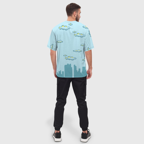 Мужская футболка oversize 3D Путешествия, цвет 3D печать - фото 4