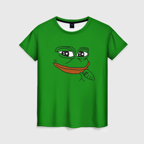 Женская футболка 3D Pepe, цвет 3D печать