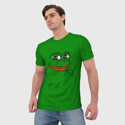 Мужская футболка 3D Pepe - фото 2