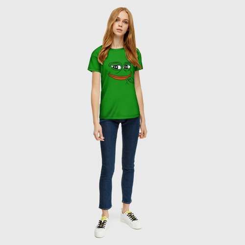 Женская футболка 3D Pepe, цвет 3D печать - фото 5