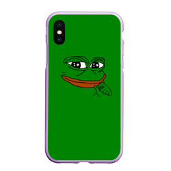 Чехол для iPhone XS Max матовый Pepe