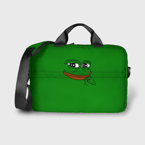 Сумка для ноутбука 3D Pepe, цвет 3D печать