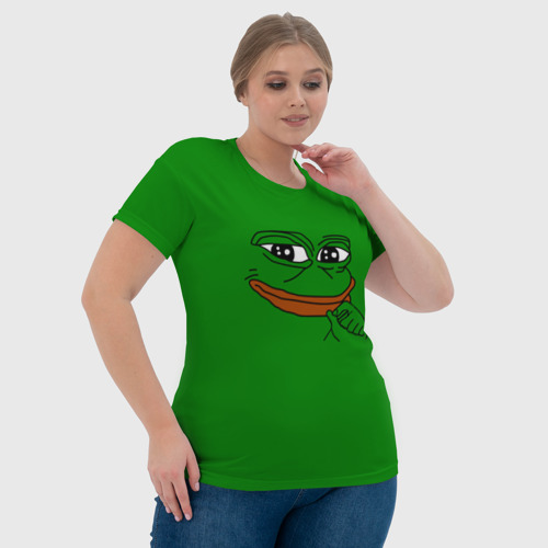 Женская футболка 3D Pepe, цвет 3D печать - фото 6