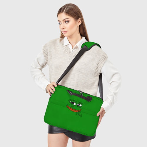 Сумка для ноутбука 3D Pepe, цвет 3D печать - фото 3