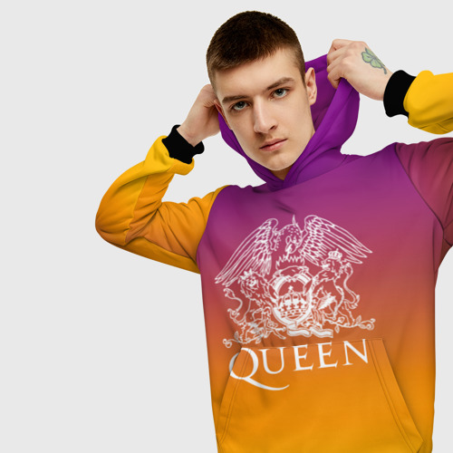 Мужская толстовка 3D QUEEN Фото 01 Мужская толстовка 3D QUEEN Фото 01