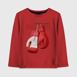 Детский лонгслив хлопок National Team Boxing