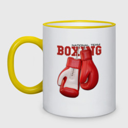 Кружка двухцветная National Team Boxing