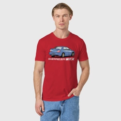 Мужская футболка хлопок Subaru Impreza WRX - фото 2